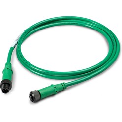 SmartWire T-conn., kabel 5p rond 2 m., M12 male en M12 fem., A gecodee